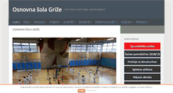 Desktop Screenshot of os-grize.si